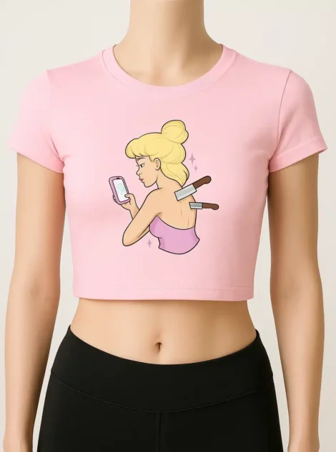 Barbie Pembe Crop